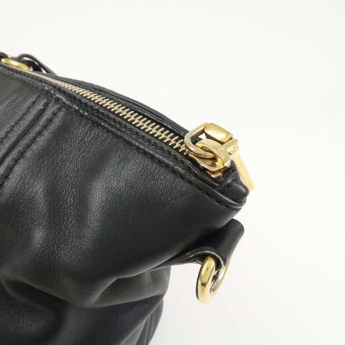 Prada Triangle Logo Leather 2 Way Bag Hand Bag Shoulder Bag BL0685【Pre-order】