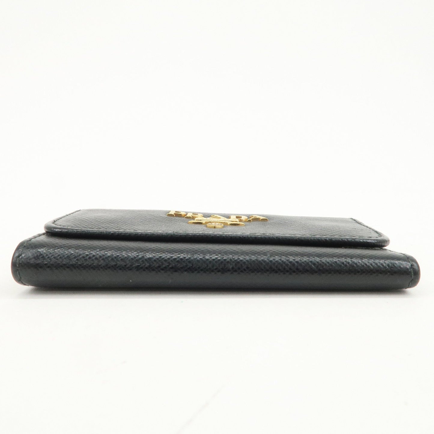 Prada Logo Leather Set Of 2 Key Chains Black Beige 1PG222/1PG004【Pre-order】