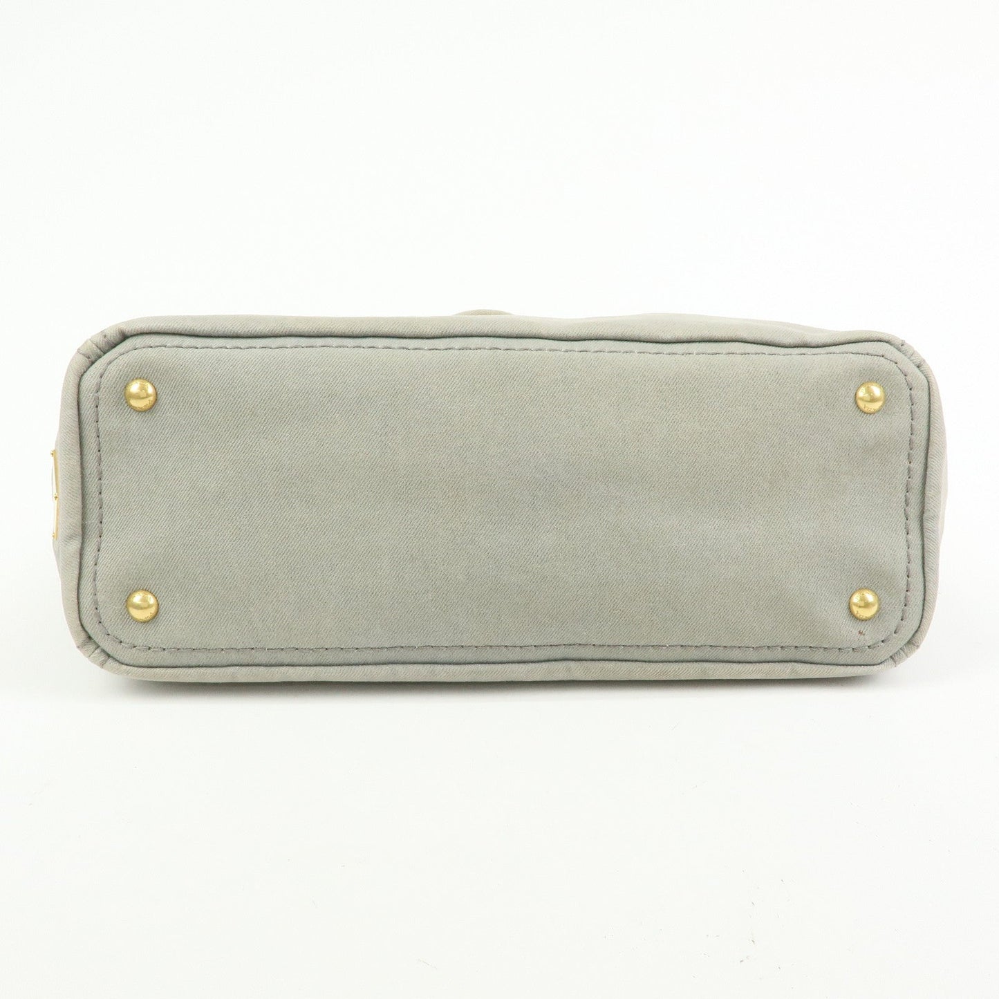 Prada Canapa Canvas 2Way Bag Hand Bag Shoulder Bag Gray BN2069【Pre-order】