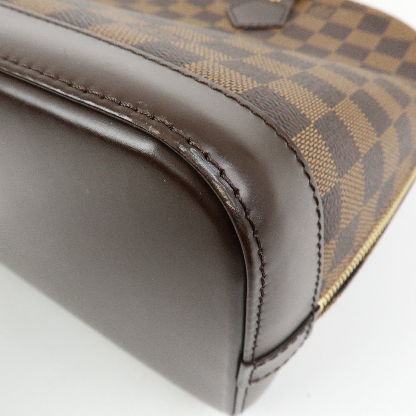 Louis Vuitton Damier Canvas Leather Alma PM Hand Bag Brown N51131【Pre-order】
