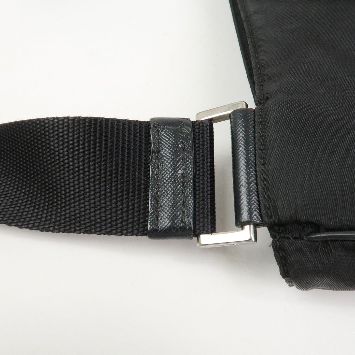 Prada Nylon Saffiano Leather Shoulder Bag Black VA0269【Pre-order】