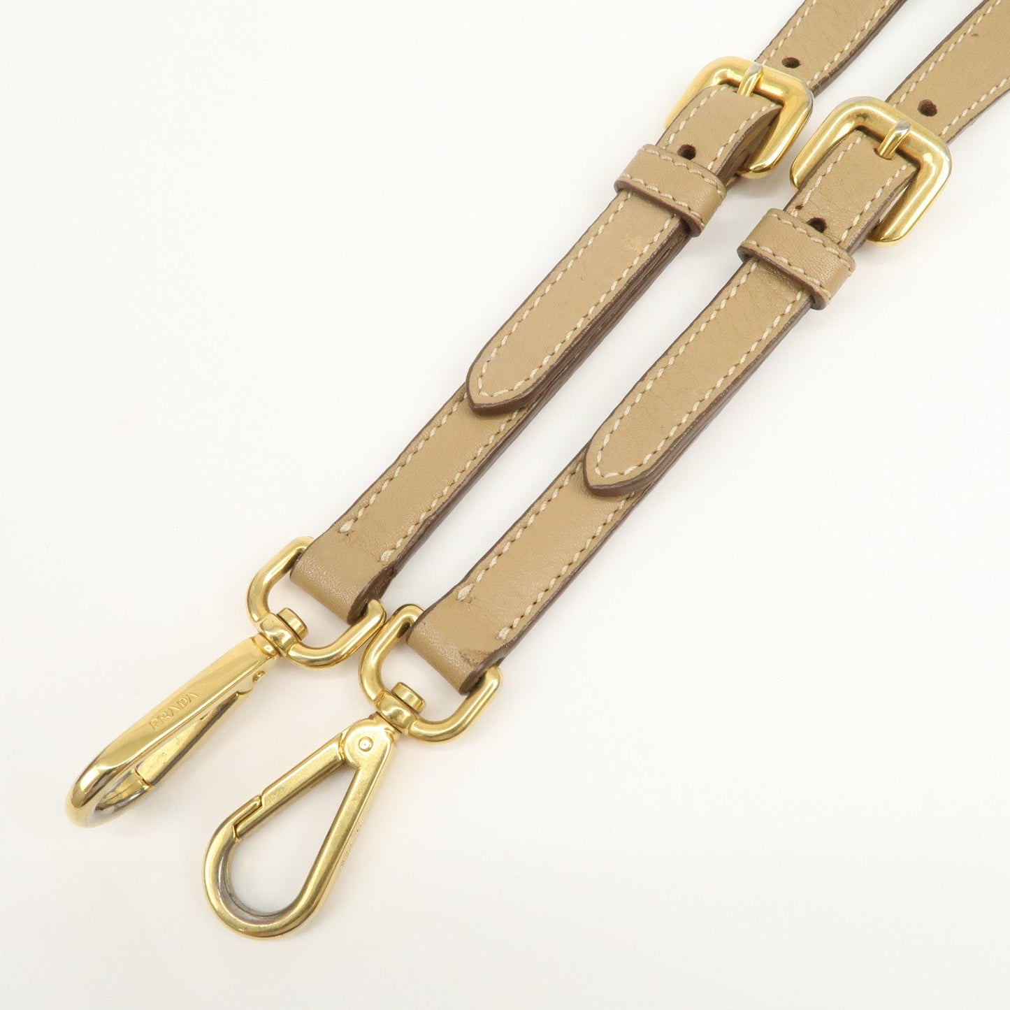 Prada Logo Leather 2Way Bag Hand Bag Shoulder Bag Camel【Pre-order】
