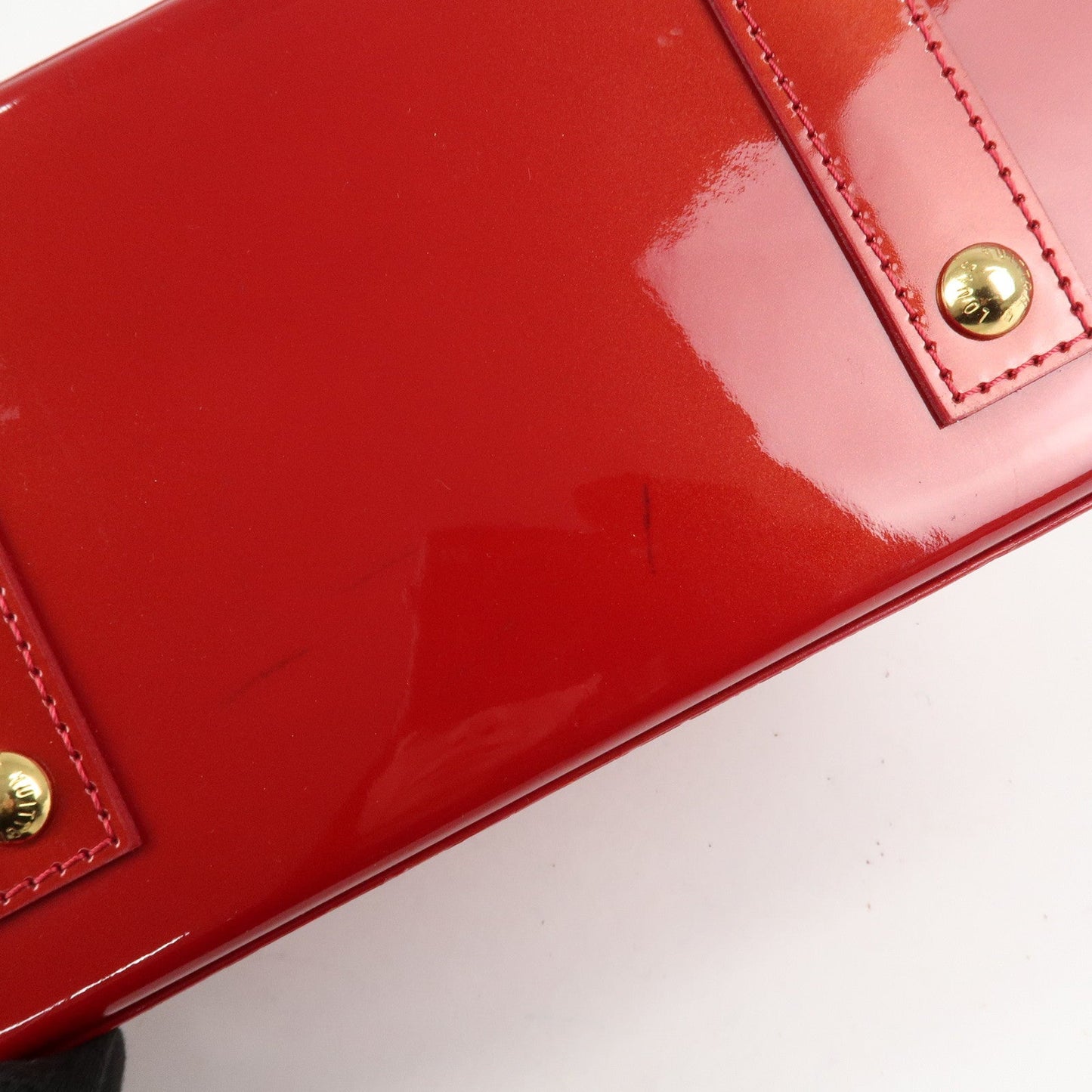 Louis Vuitton Monogram Vernis Alma BB 2Way Bag Red POMME D'AMOUR M91606【Pre-order】