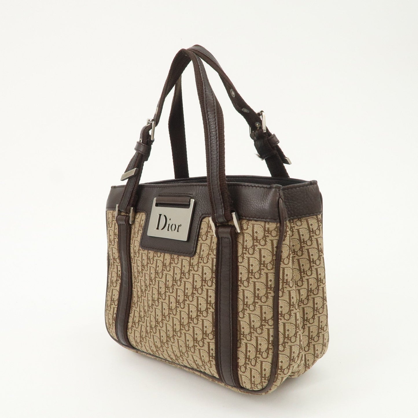 Christian Dior Trotter Leather Canvas Hand Bag【Pre-order】