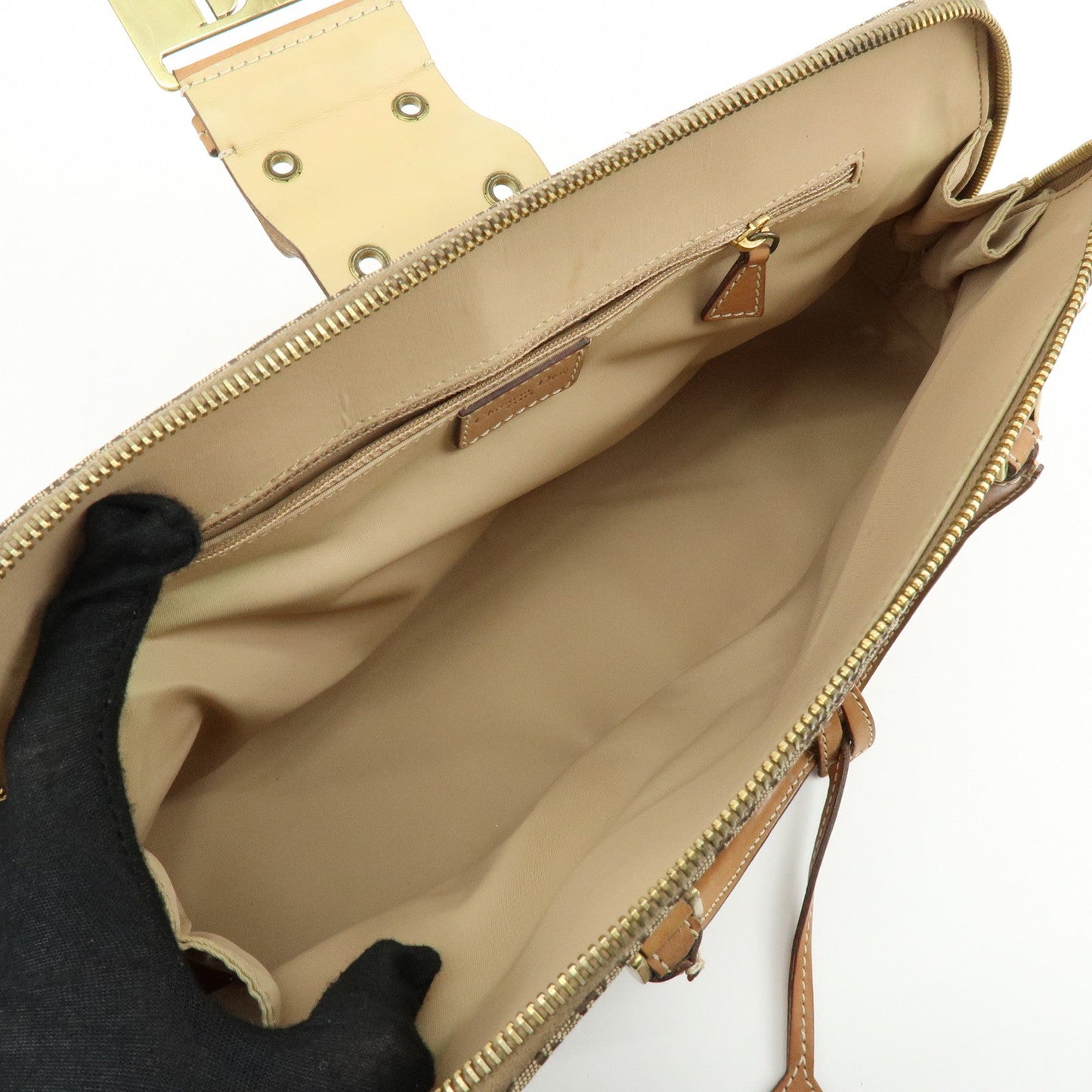 Christian Dior Trotter Street Chic Jacquard Canvas Leather Hand Bag【Pre-order】