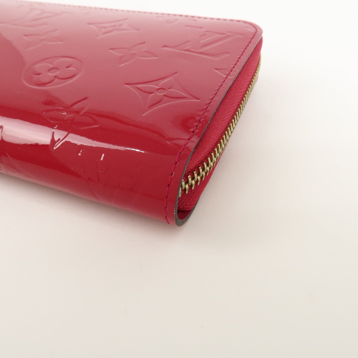 Louis Vuitton Monogram Vernis Round Zippy Wallet Rose Indien M91597【Pre-order】
