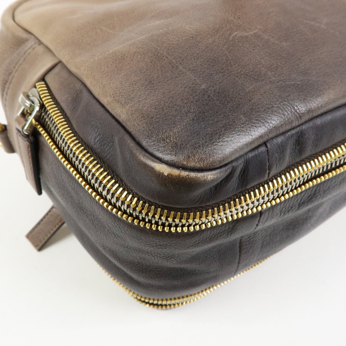 Prada Logo Leather 2Way Bag Hand Bag Shoulder Bag Brown BL0472【Pre-order】