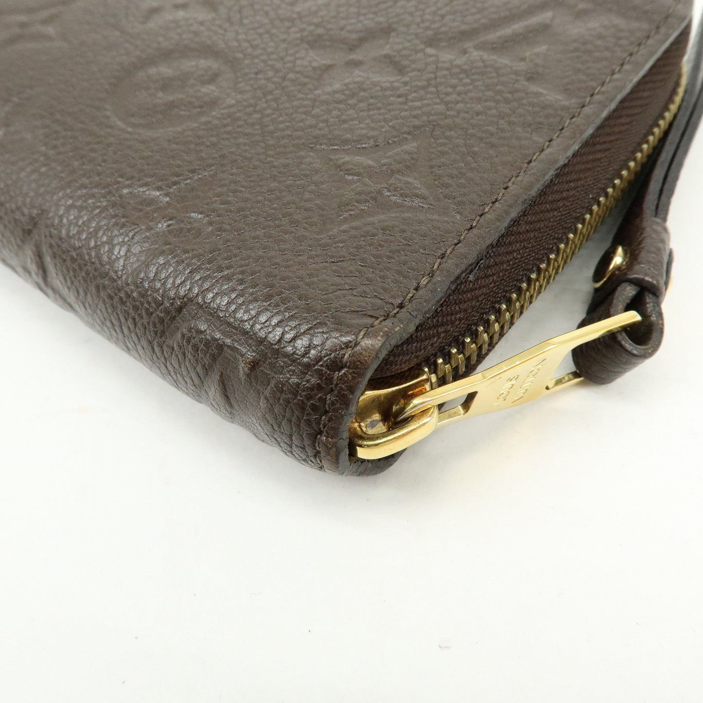 Louis Vuitton Monogram Empreinte Round Zippy Wallet Terre M60548【Pre-order】