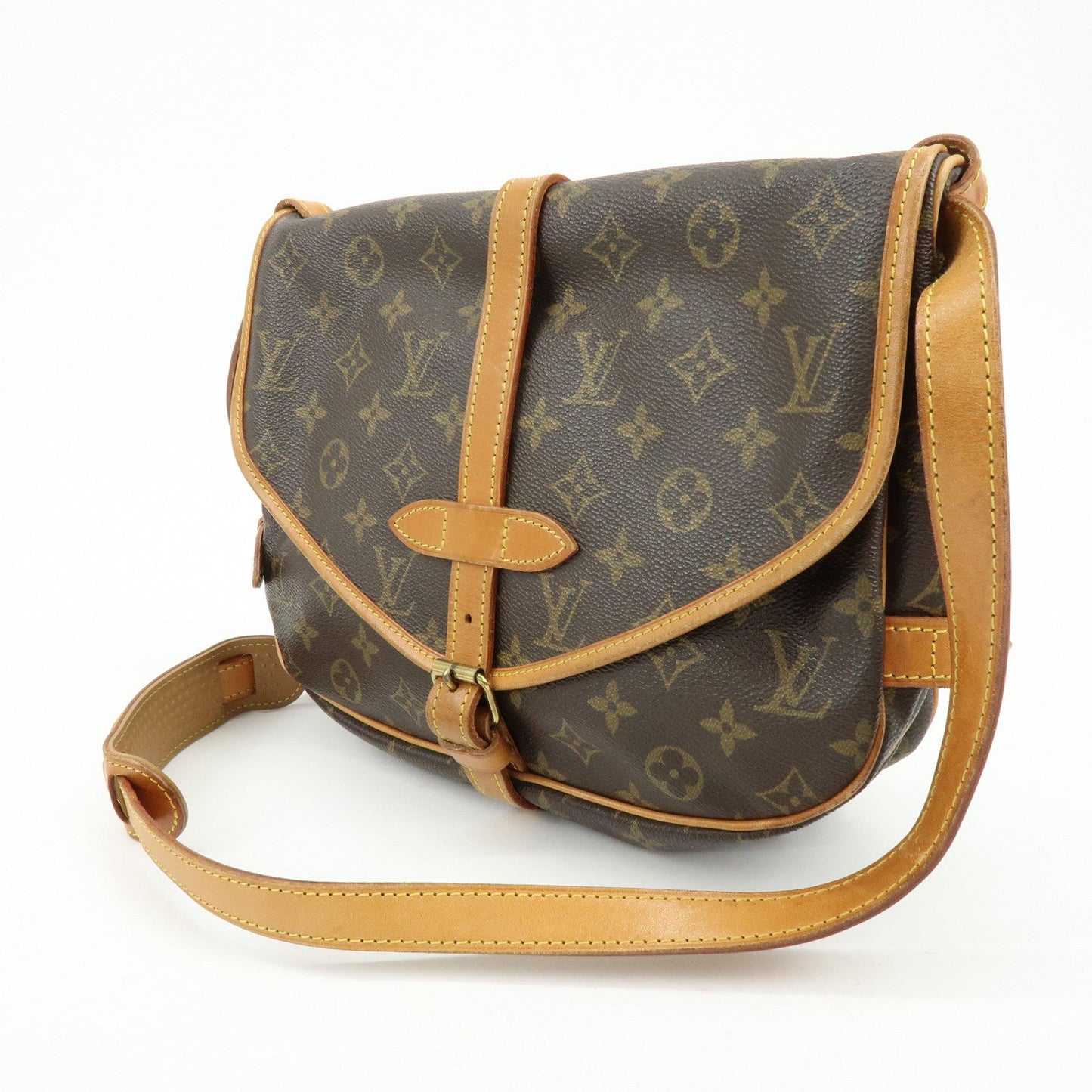 Louis Vuitton Monogram Saumur 30 Canvas Shoulder Bag Brown M42256【Pre-order】