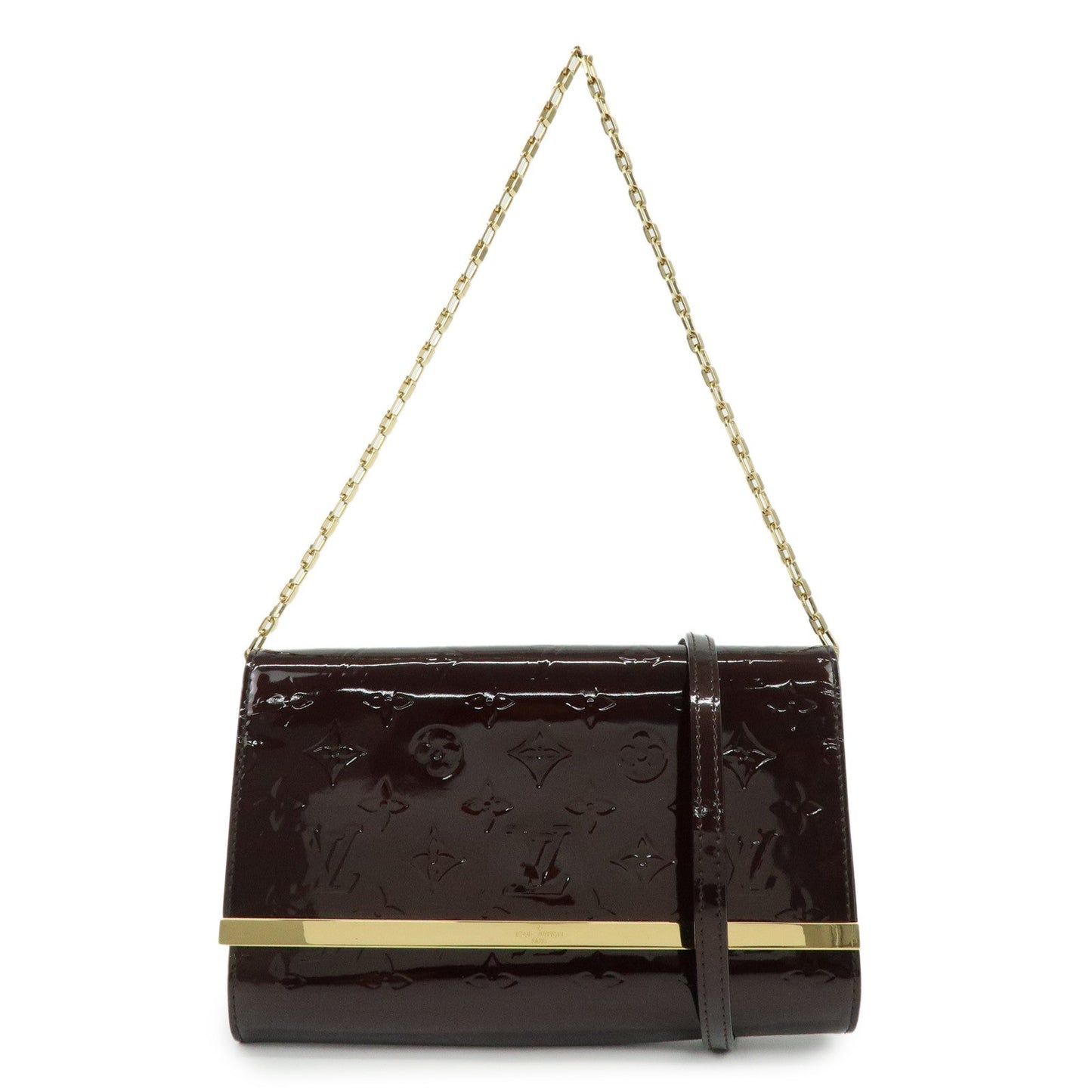 Louis Vuitton Monogram Vernis Clutch Ana Clutch Bag Amarante M90093【Pre-order】