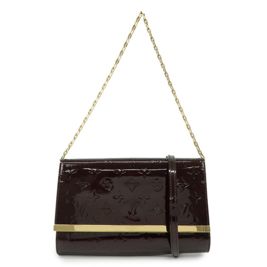 Louis Vuitton Monogram Vernis Clutch Ana Clutch Bag Amarante M90093【Pre-order】