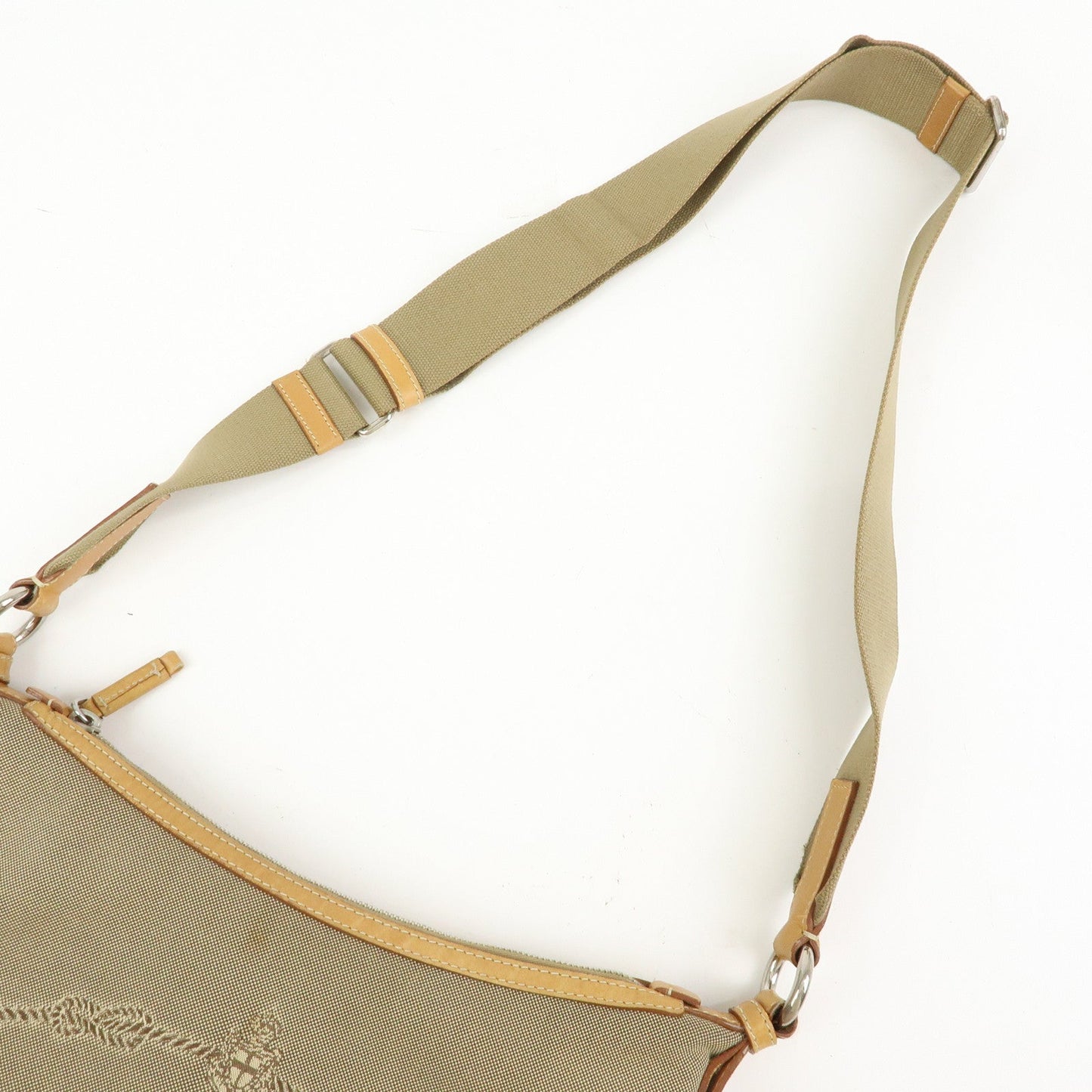 Prada Logo Jacquard Leather Shoulder Bag Crossbody Bag Camel BT0533【Pre-order】