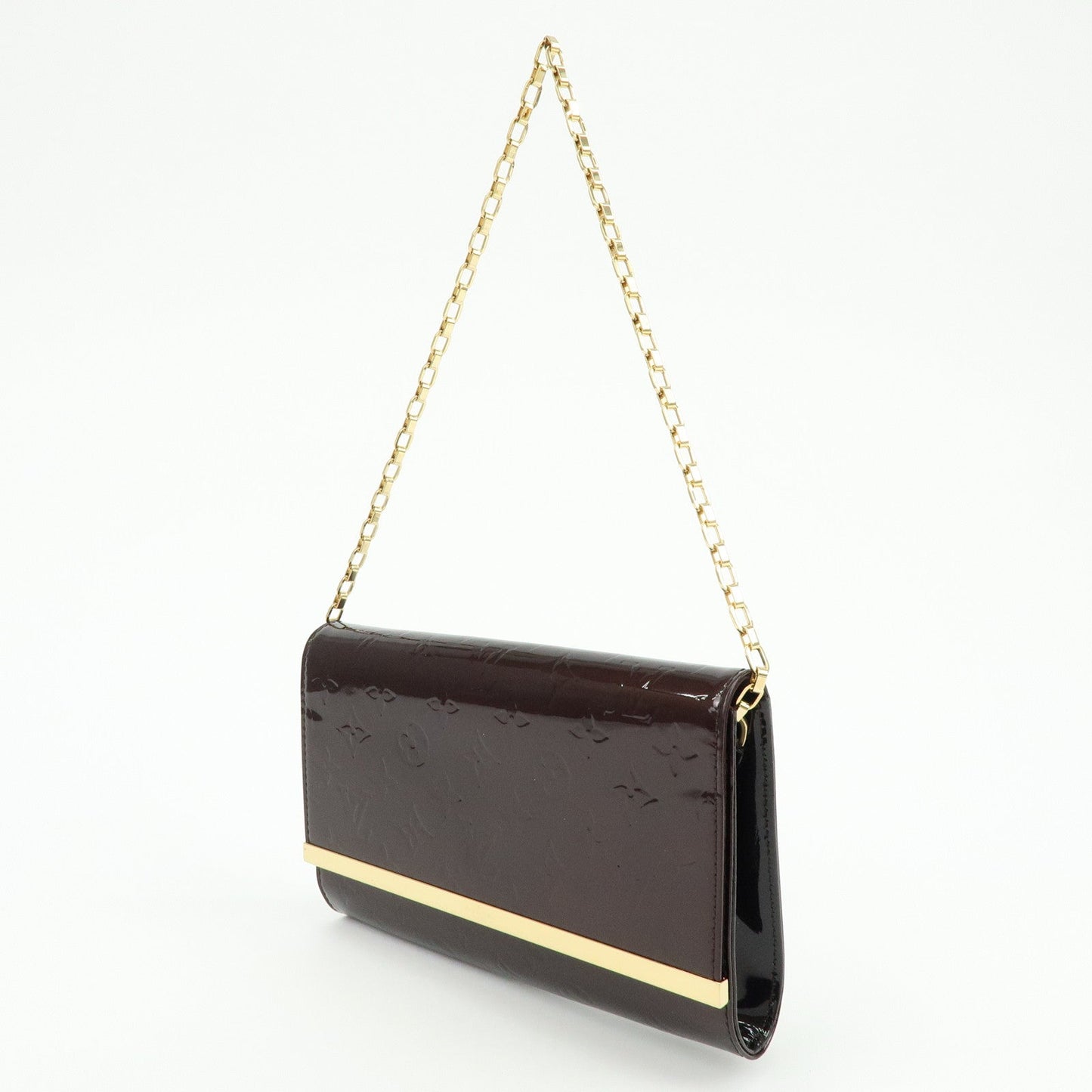 Louis Vuitton Monogram Vernis Clutch Ana Clutch Bag Amarante M90093【Pre-order】