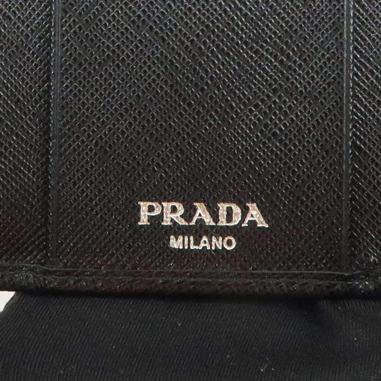 Prada Triangle Logo 6 Rings Key Case Key Holder Black 1PG222【Pre-order】