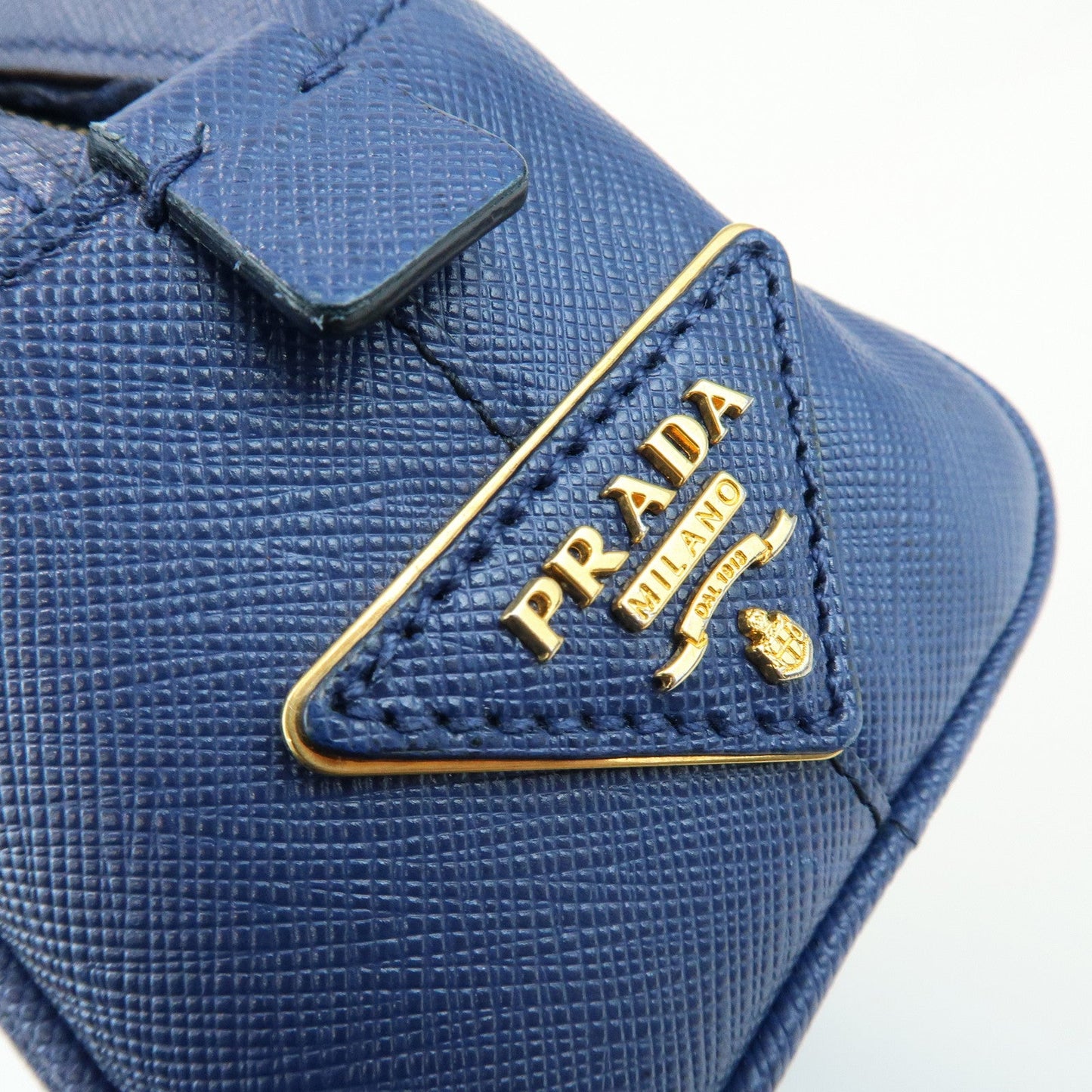 Prada Triangle Logo 2Way Bag Hand Bag Shoulder Bag Blue Green【Pre-order】