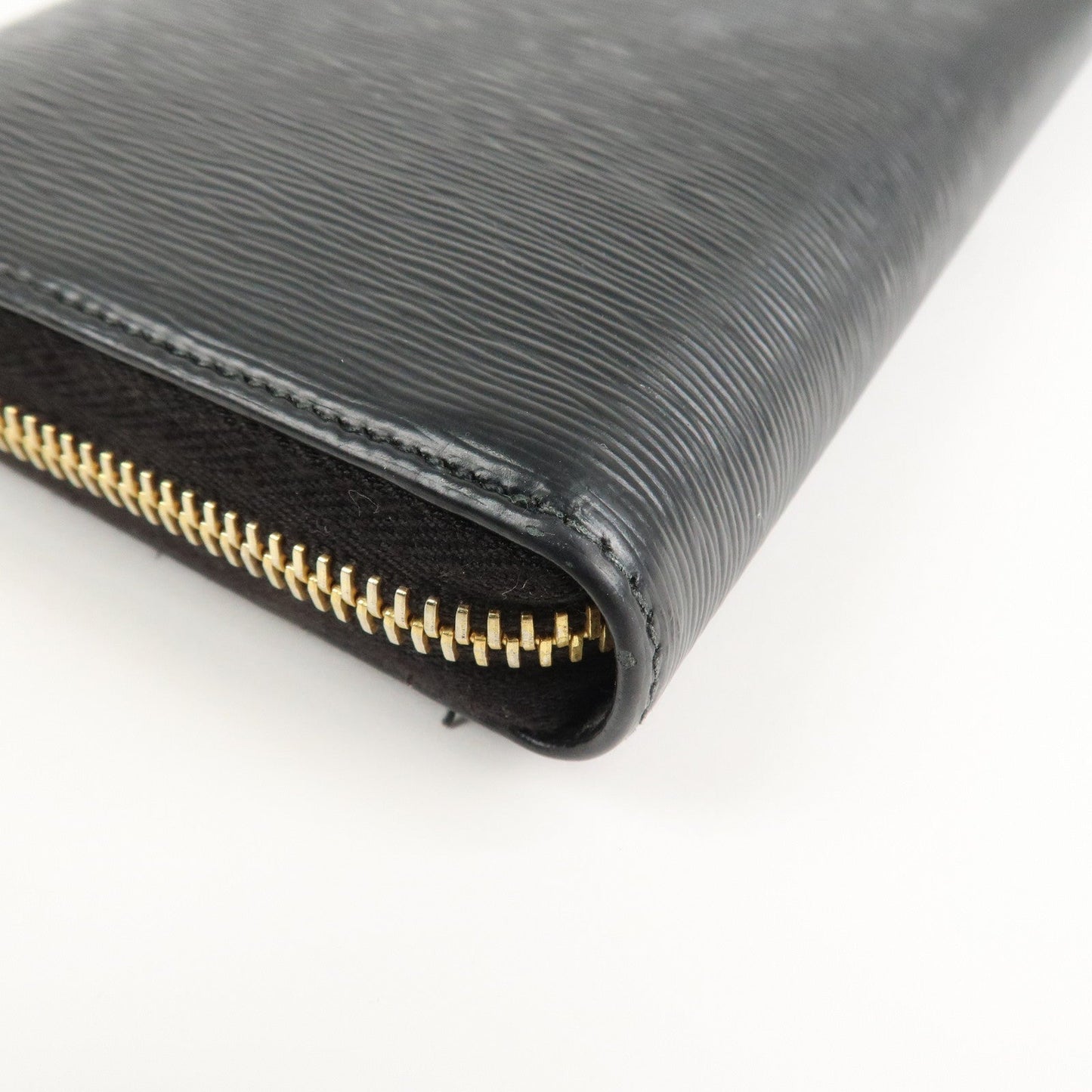 Prada Vitello Move Leather Round Zippy Wallet Black 1ML506 Used【Pre-order】