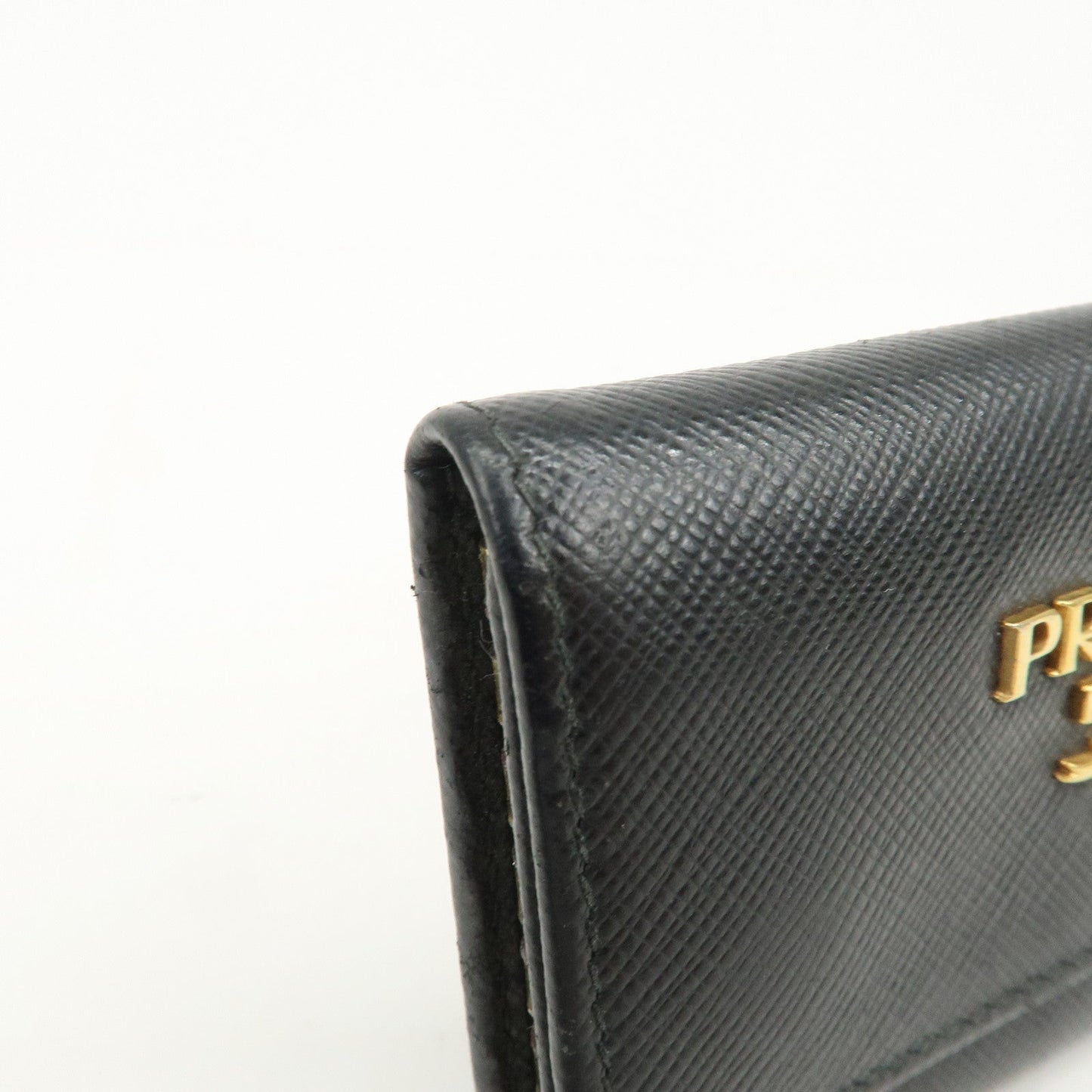 Prada Logo Leather Set Of 2 Key Chains Black Beige 1PG222/1PG004【Pre-order】