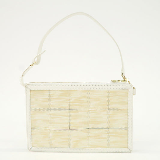 Louis Vuitton Epi Stretch Delmonico Hand Bag Purse Ivory【Pre-order】