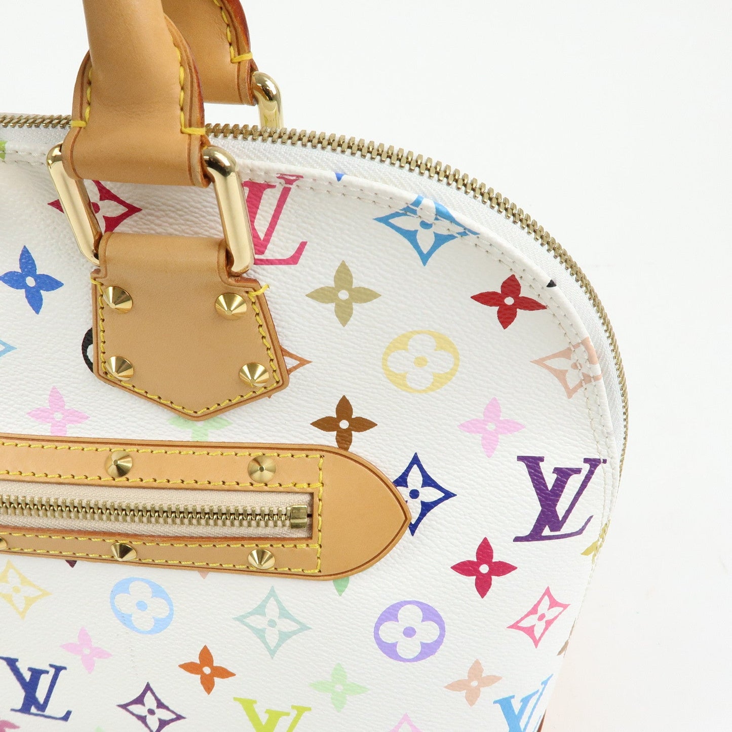 Louis Vuitton Monogram Multicolor Alma PM Hand Bag Blanc M92647【Pre-order】