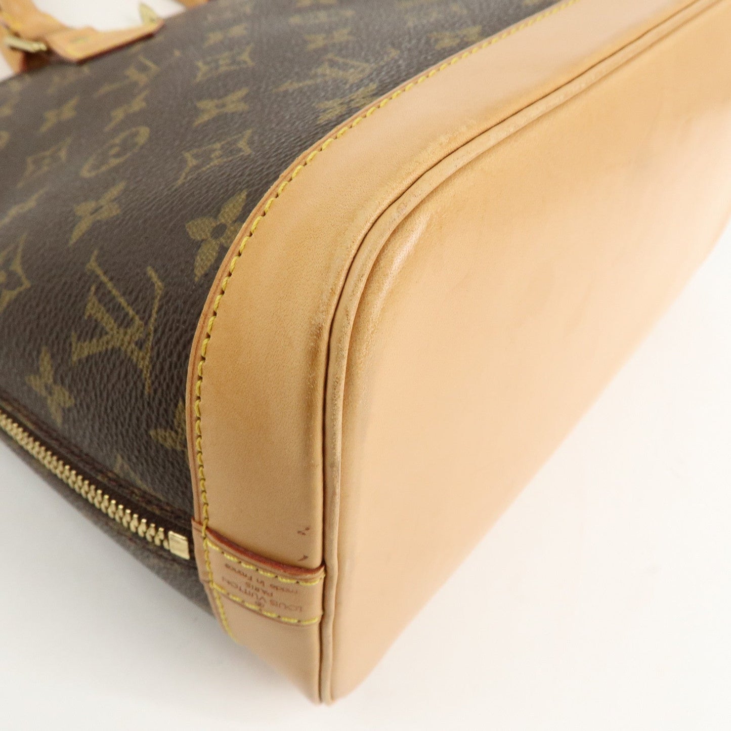 Louis Vuitton Monogram Canvas Alma Hand Bag Brown M51130 Used【Pre-order】