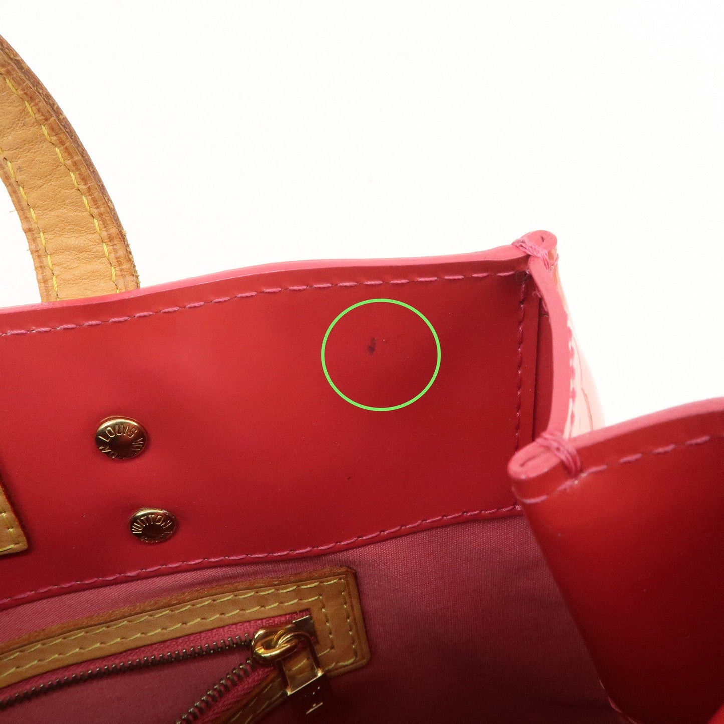 Louis Vuitton Monogram Vernis Lead PM Hand Bag Framboise M9132F【Pre-order】