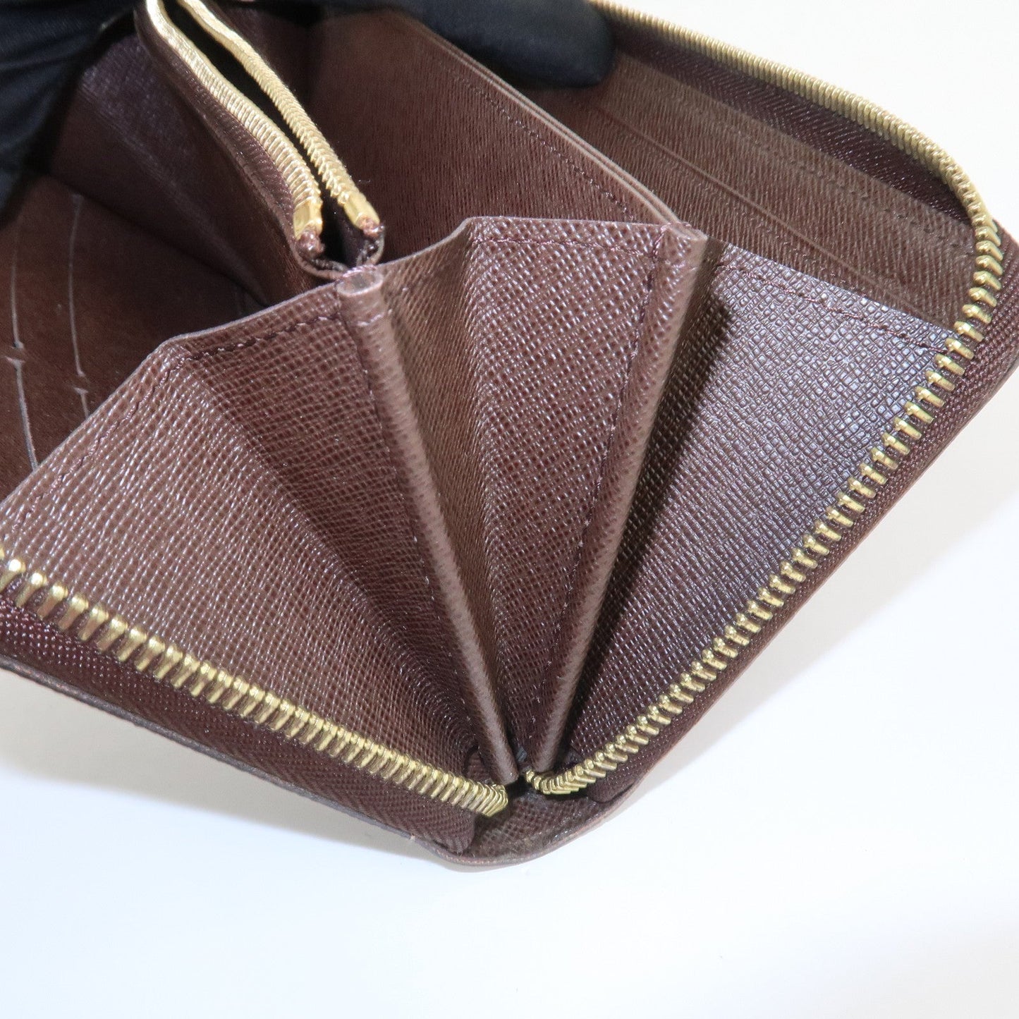 Louis Vuitton Damier Round Zippy Wallet Old Style Brown N60015【Pre-order】