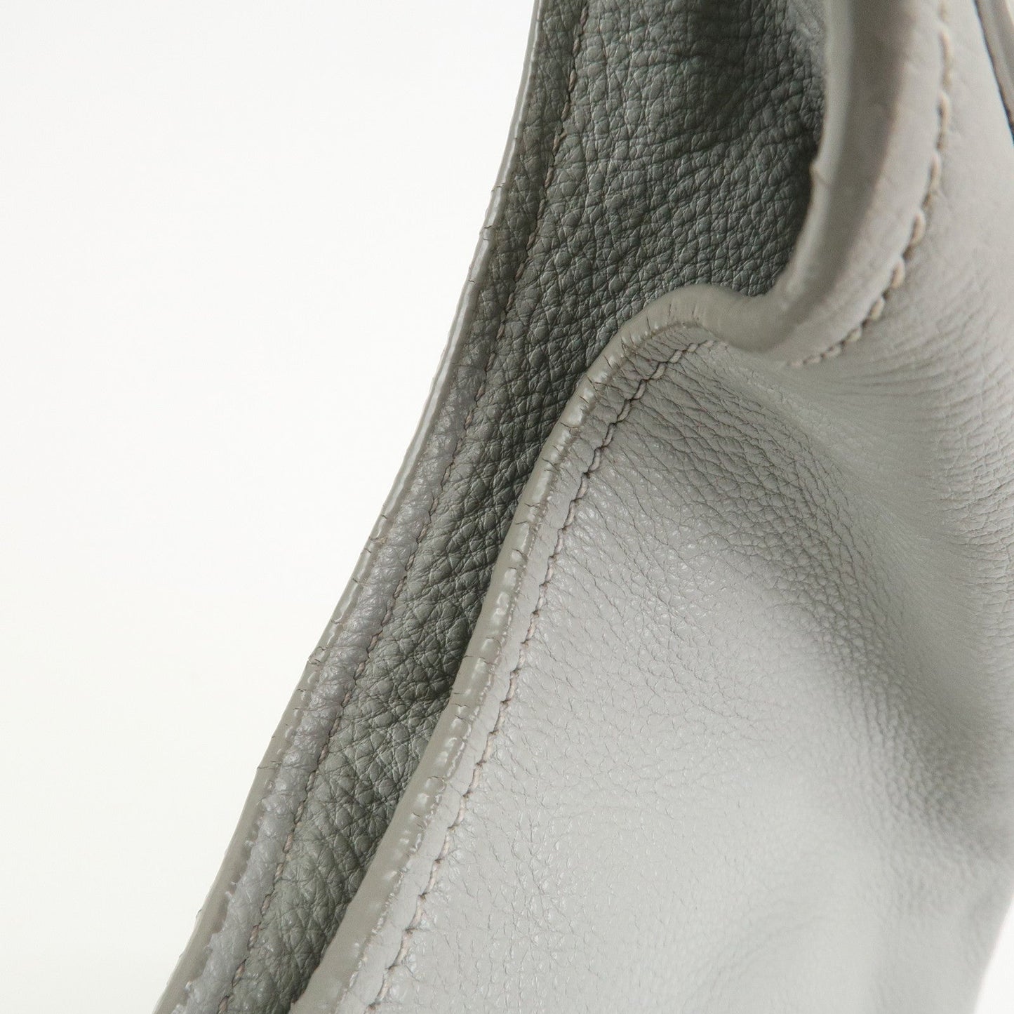 Prada Logo Leather Shoulder Bag Hand Bag Gray 1BC013【Pre-order】