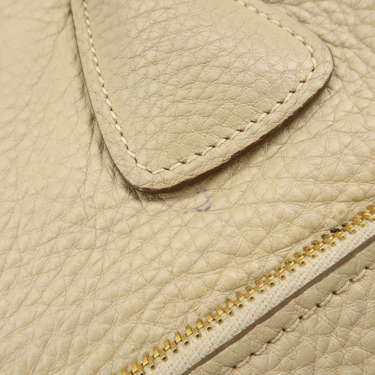 Prada Triangle Logo Leather 2Way Hand Shoulder Bag Beige BN2795【Pre-order】