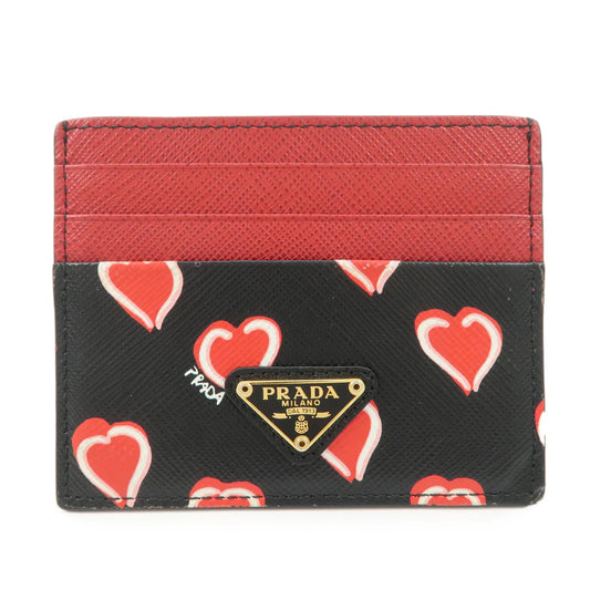 Prada Saffiano Leather Heart Card Case【Pre-order】
