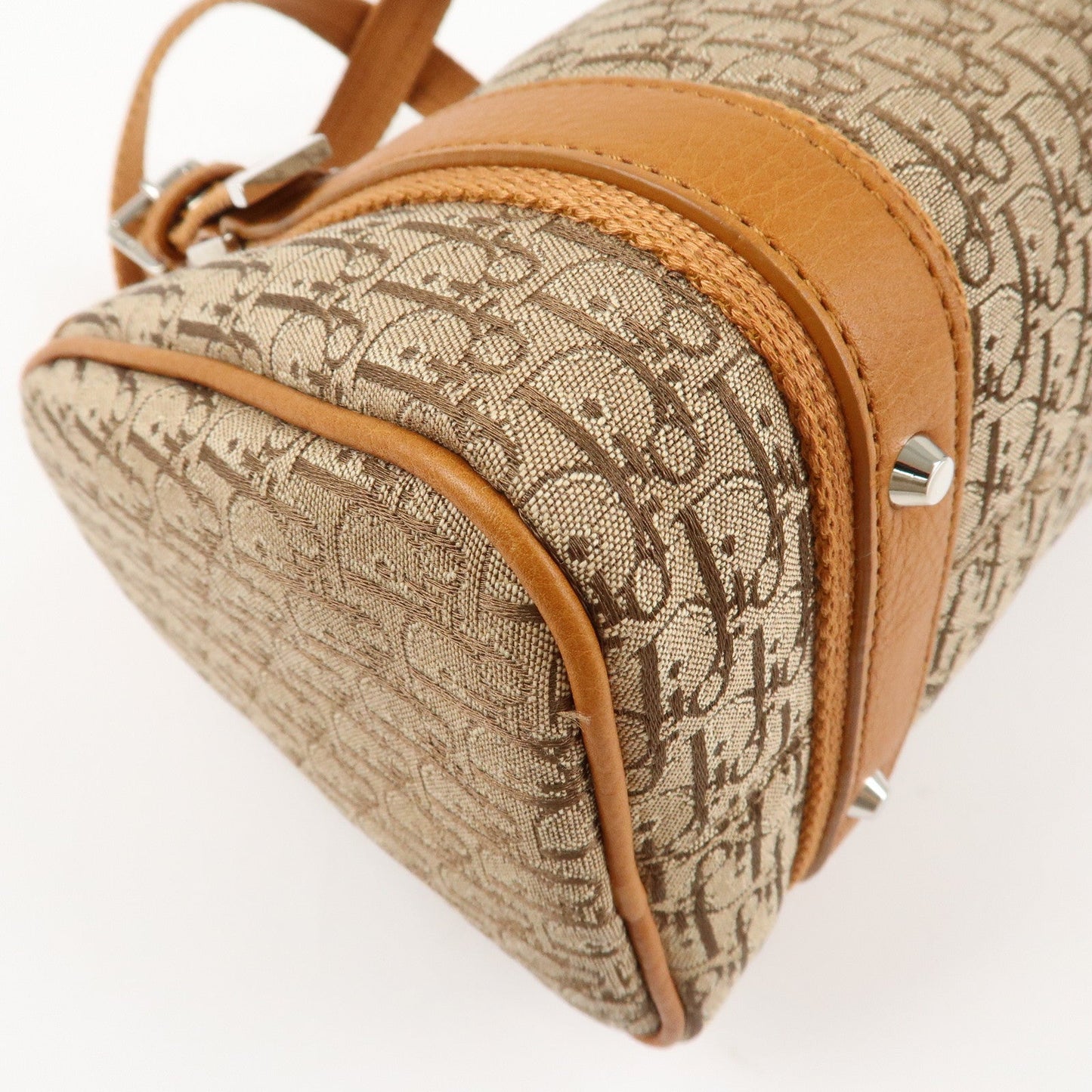 Christian Dior Trotter Canvas Leather Mini Boston Bag Hand Bag【Pre-order】