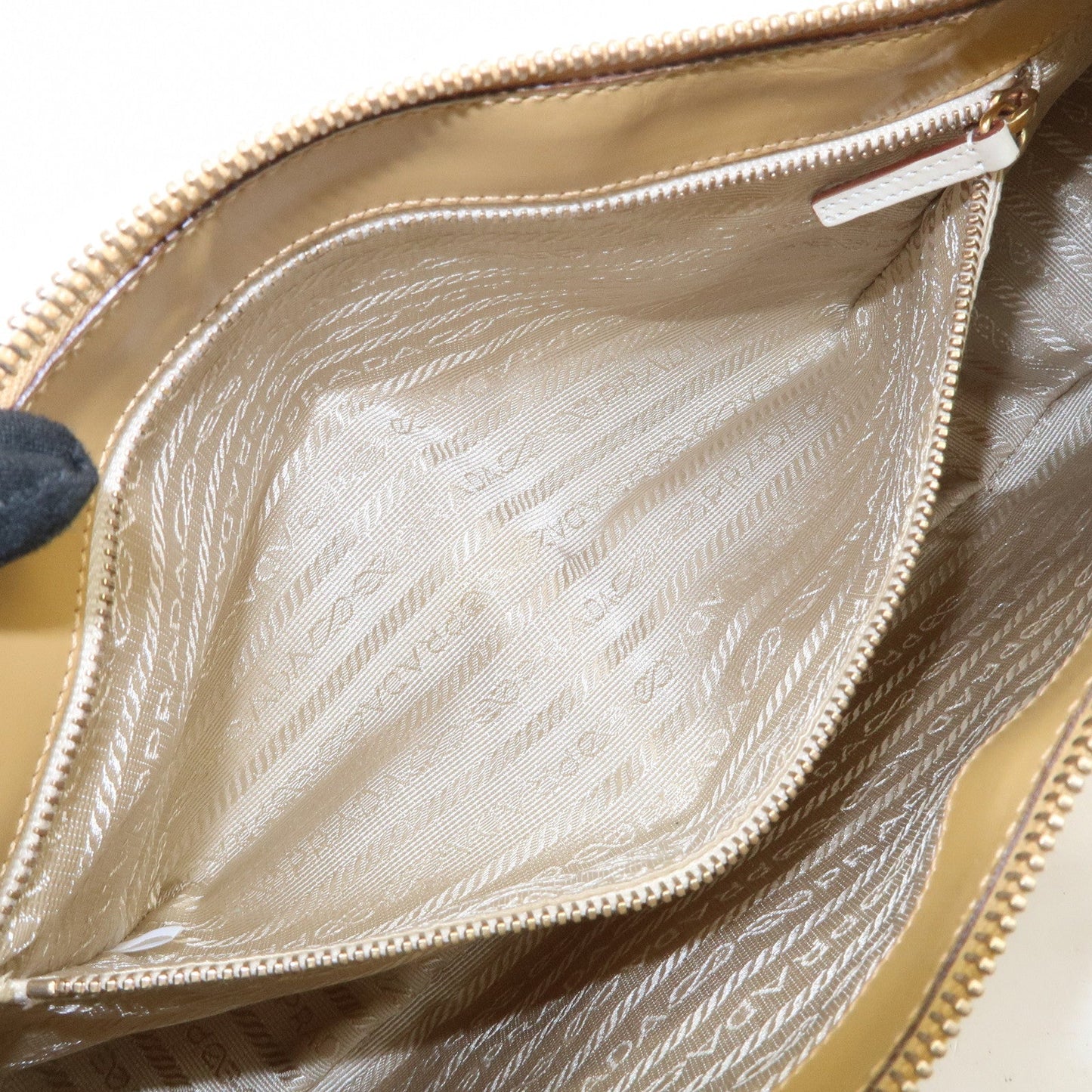 Prada Leather Shoulder Bag Hand Bag Light Brown【Pre-order】