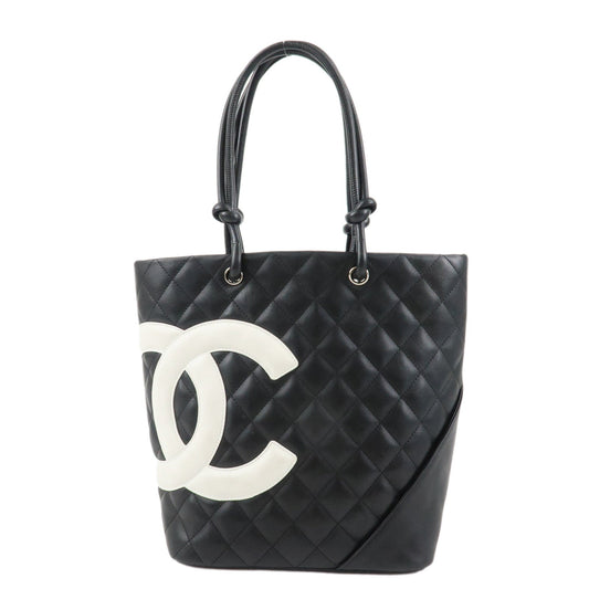 Chanel Cambon Line Coco Mark Lamb Skin Small Tote Bag【Pre-order】
