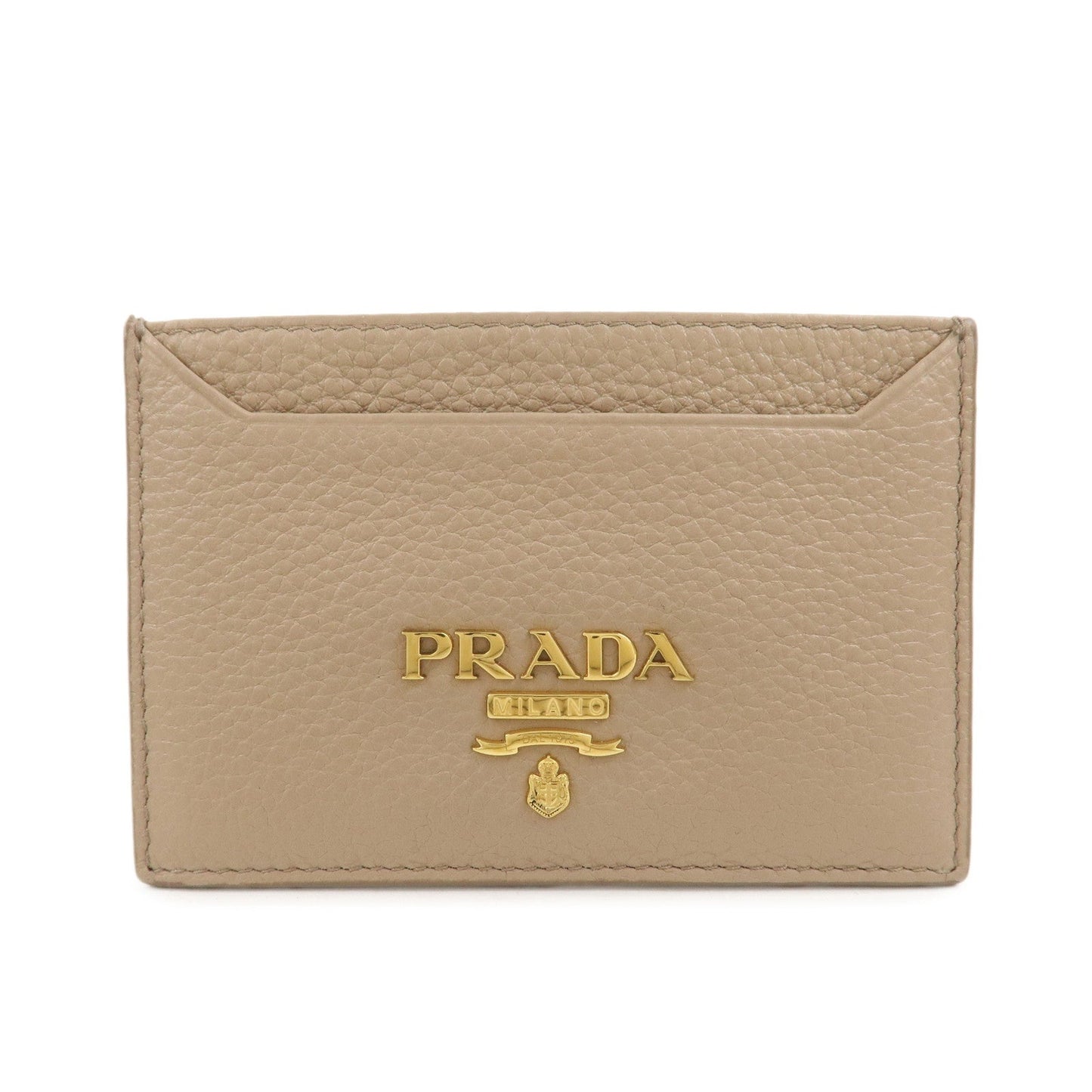 Prada Leather Card Case Card Holder Beige 1MC208【Pre-order】