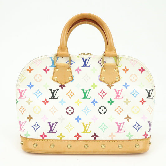 Louis Vuitton Monogram Multicolor Alma PM Hand Bag Blanc M92647【Pre-order】