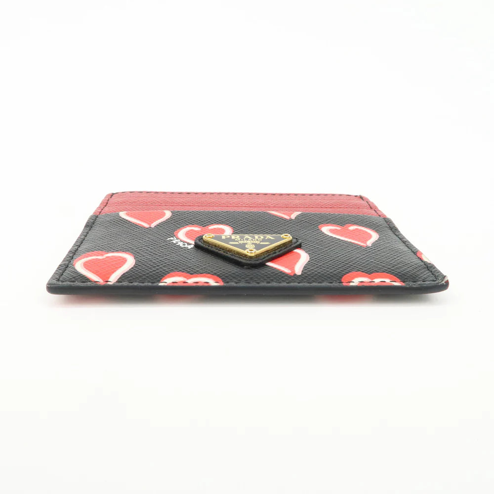 Prada Saffiano Leather Heart Card Case【Pre-order】