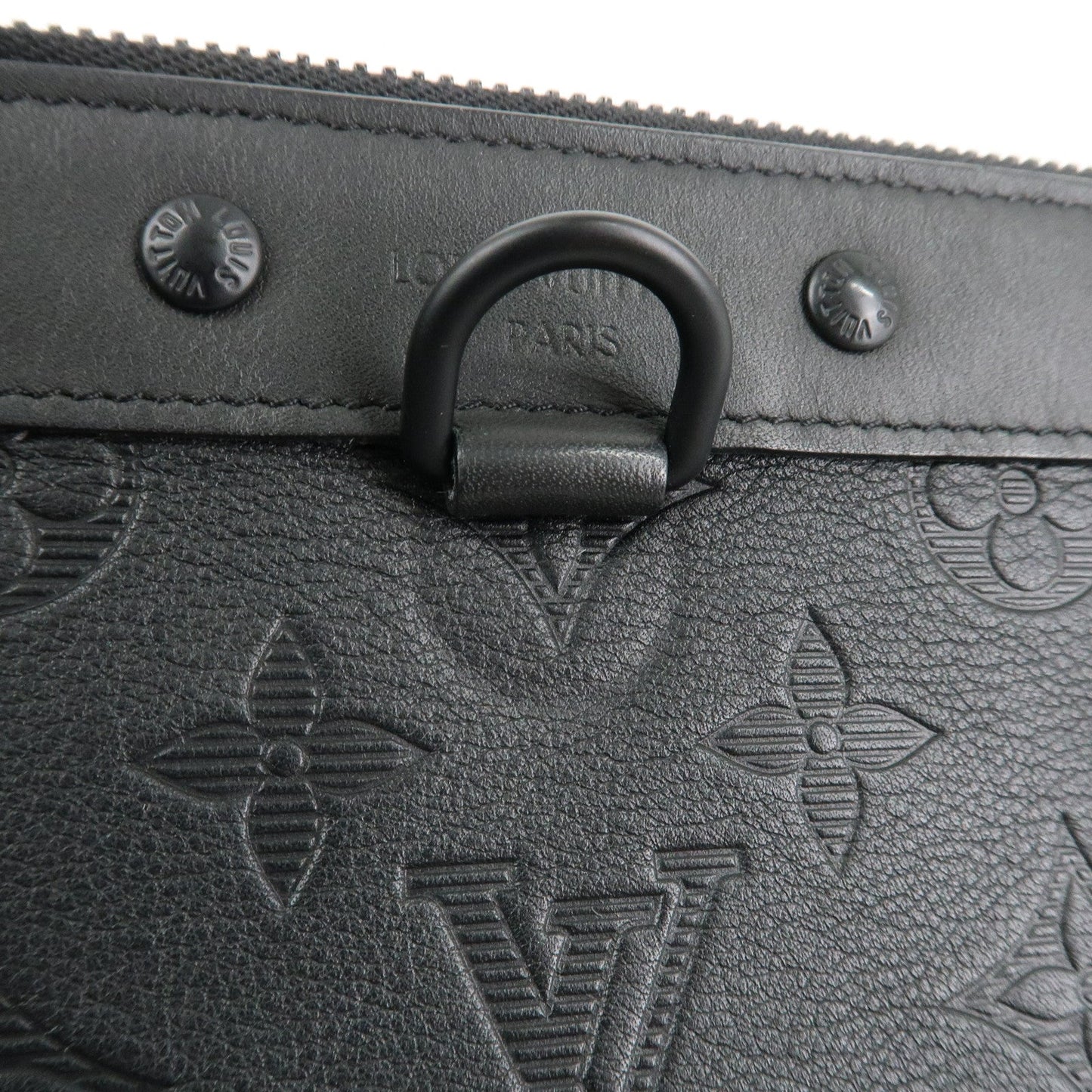 Louis Vuitton Monogram Shadow Pochette Discovery PM Black M44335【Pre-order】