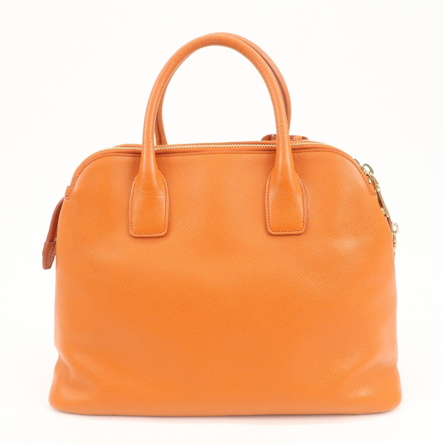 Prada Logo Saffiano Leather Hand Bag Orange BN2560【Pre-order】
