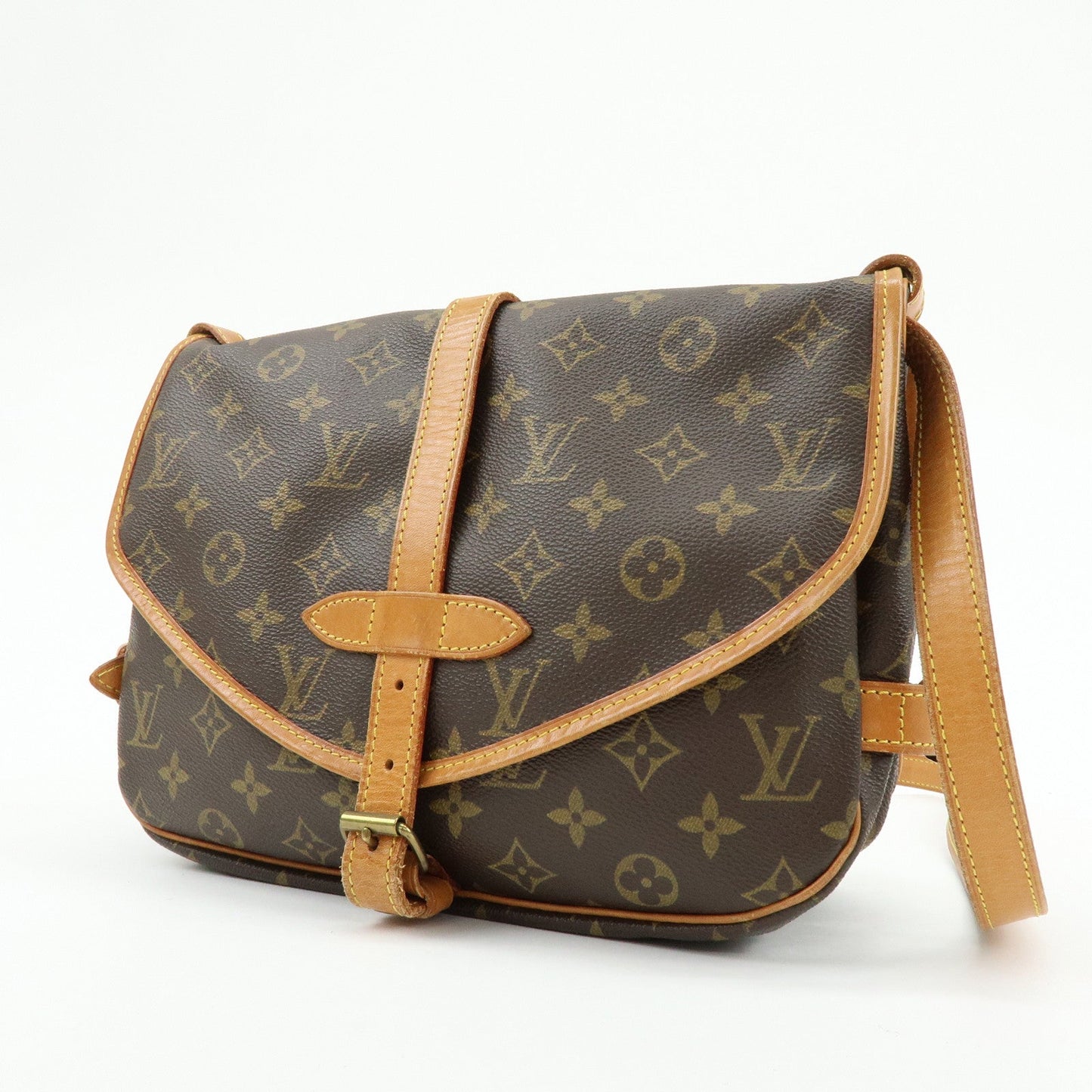 Louis Vuitton Monogram Saumur 30 Shoulder Bag Brown M42256【Pre-order】