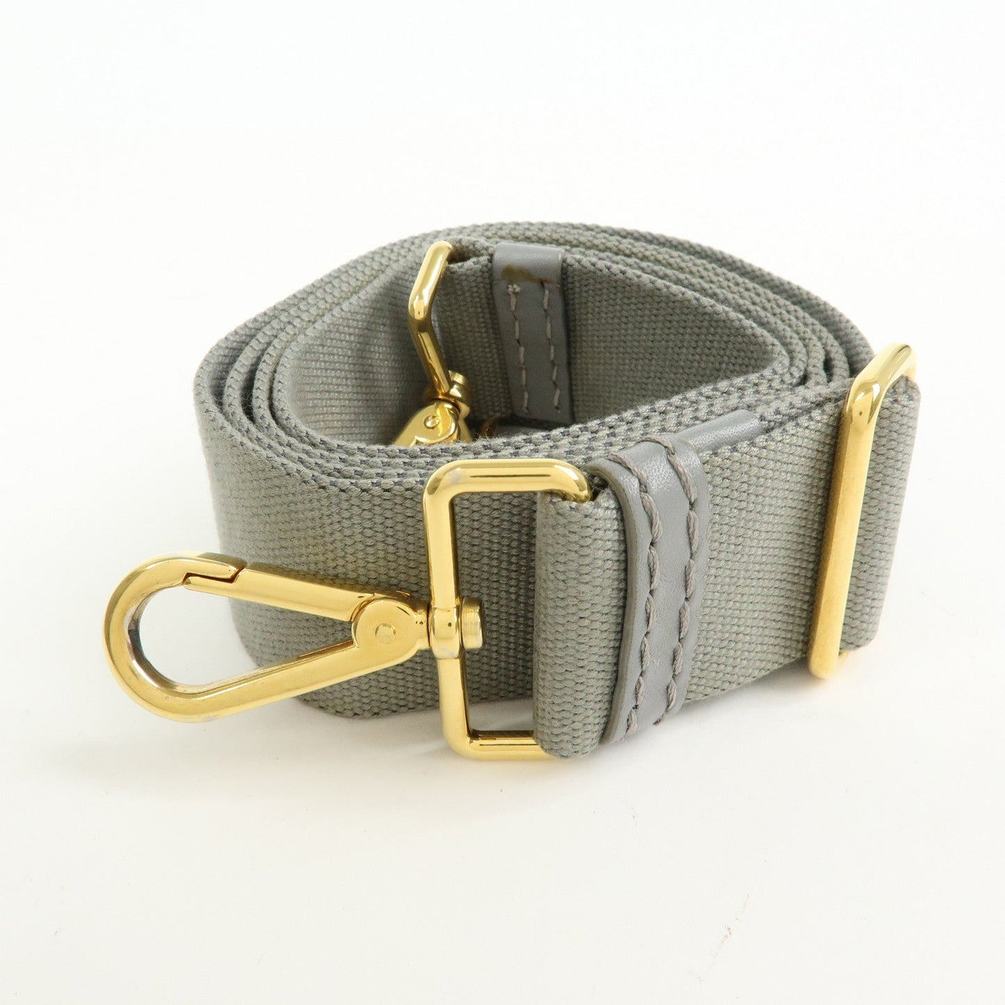 Prada Canapa Canvas 2Way Bag Hand Bag Shoulder Bag Gray BN2069【Pre-order】