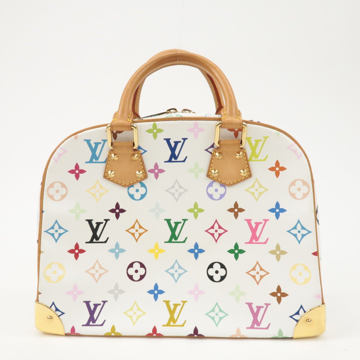 Louis Vuitton Monogram Multicolor Trouville Hand Bag Blanc M92663【Pre-order】
