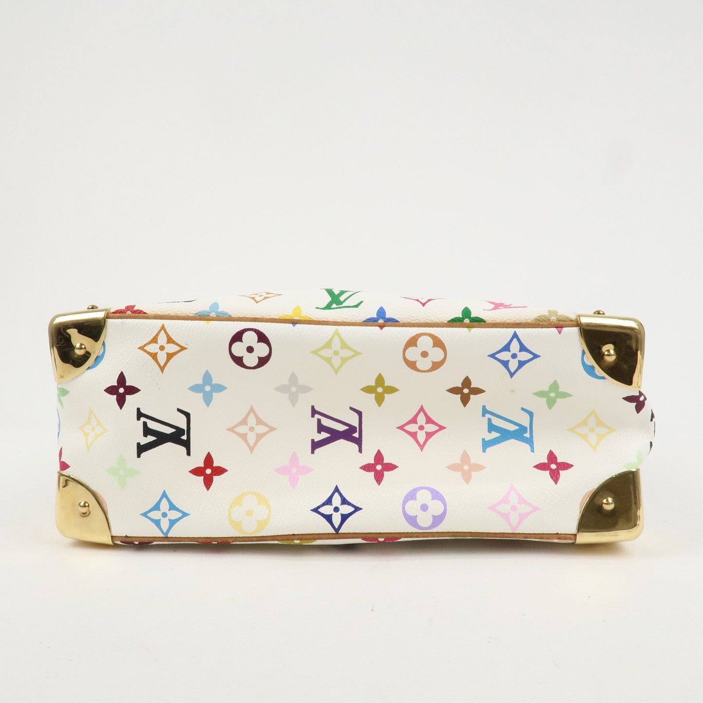 Louis Vuitton Monogram Multicolor Trouville Hand Bag Blanc M92663【Pre-order】