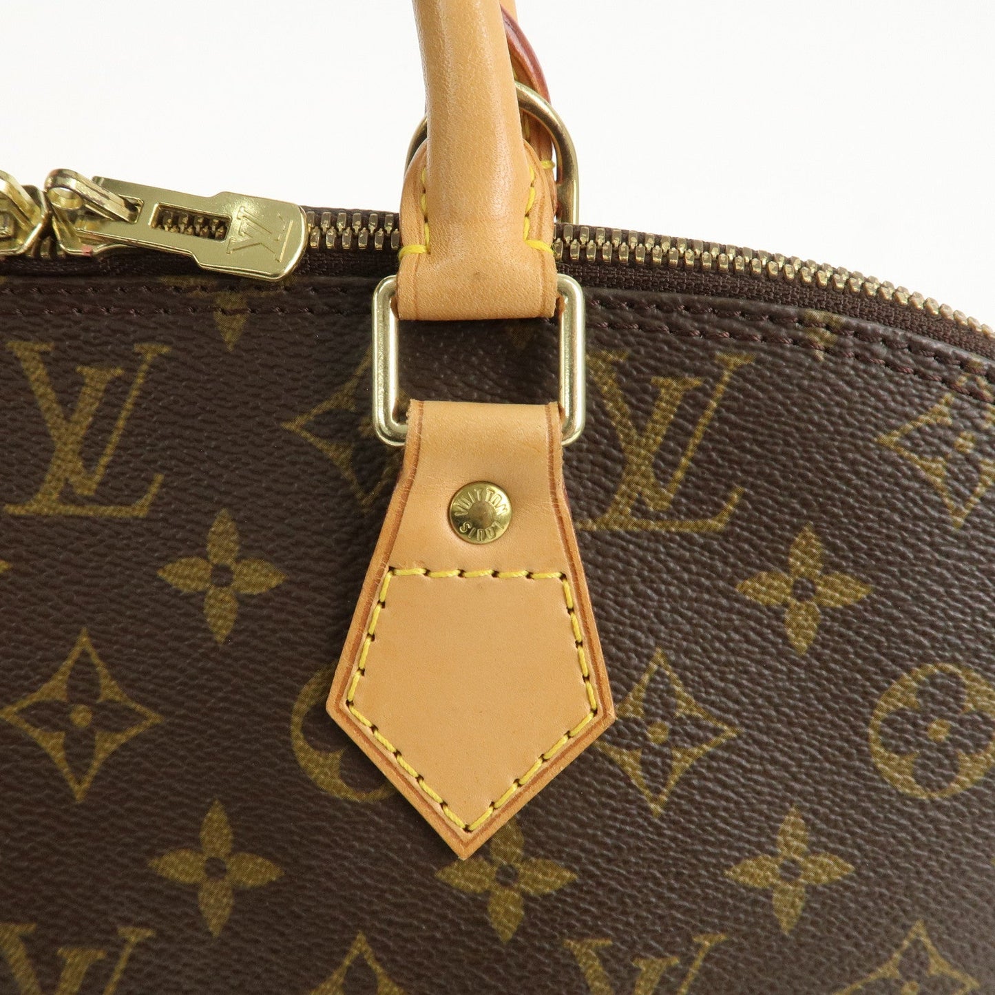 Louis Vuitton Monogram Canvas Alma Hand Bag Brown M51130 Used【Pre-order】