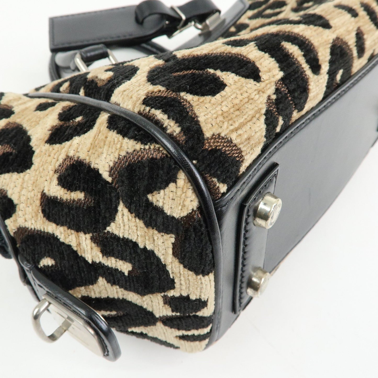 Louis Vuitton Jacquard Canvas Leather Leopard Baby Hand Bag M94257【Pre-order】