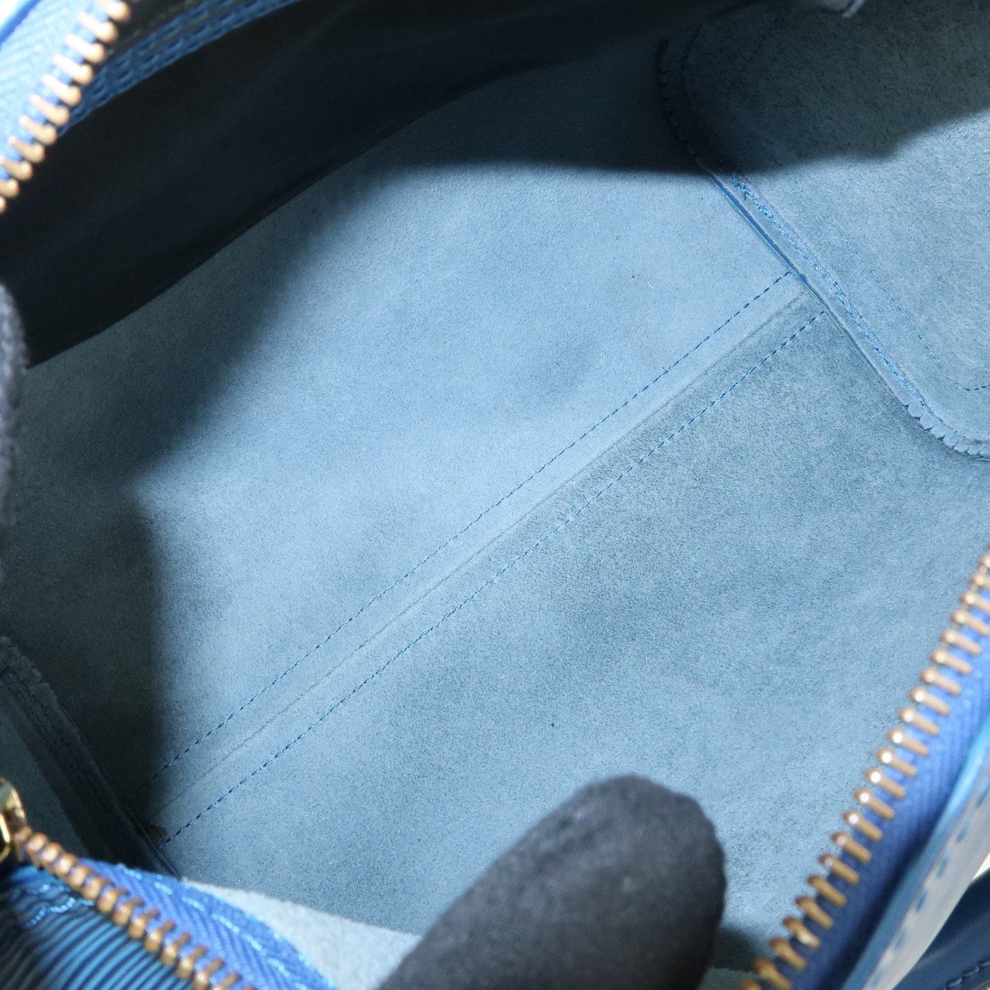 Louis Vuitton Epi Speedy 25 Hand Bag Boston Bag Toledo Blue M43015【Pre-order】