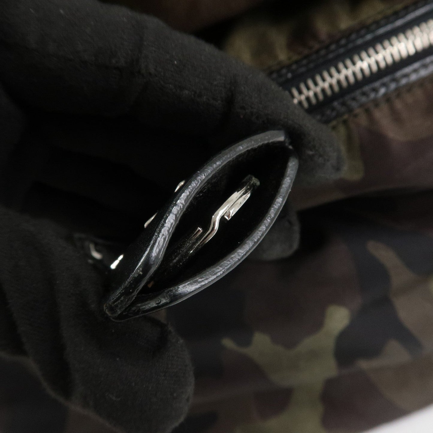 Prada Triangle Logo Nylon 2Way Hand Shoulder Bag Black Khaki BN1959【Pre-order】