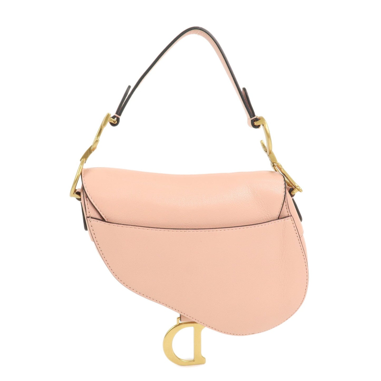 Christian Dior CD Logo Leather Saddle Bag Mini Hand Bag【Pre-order】