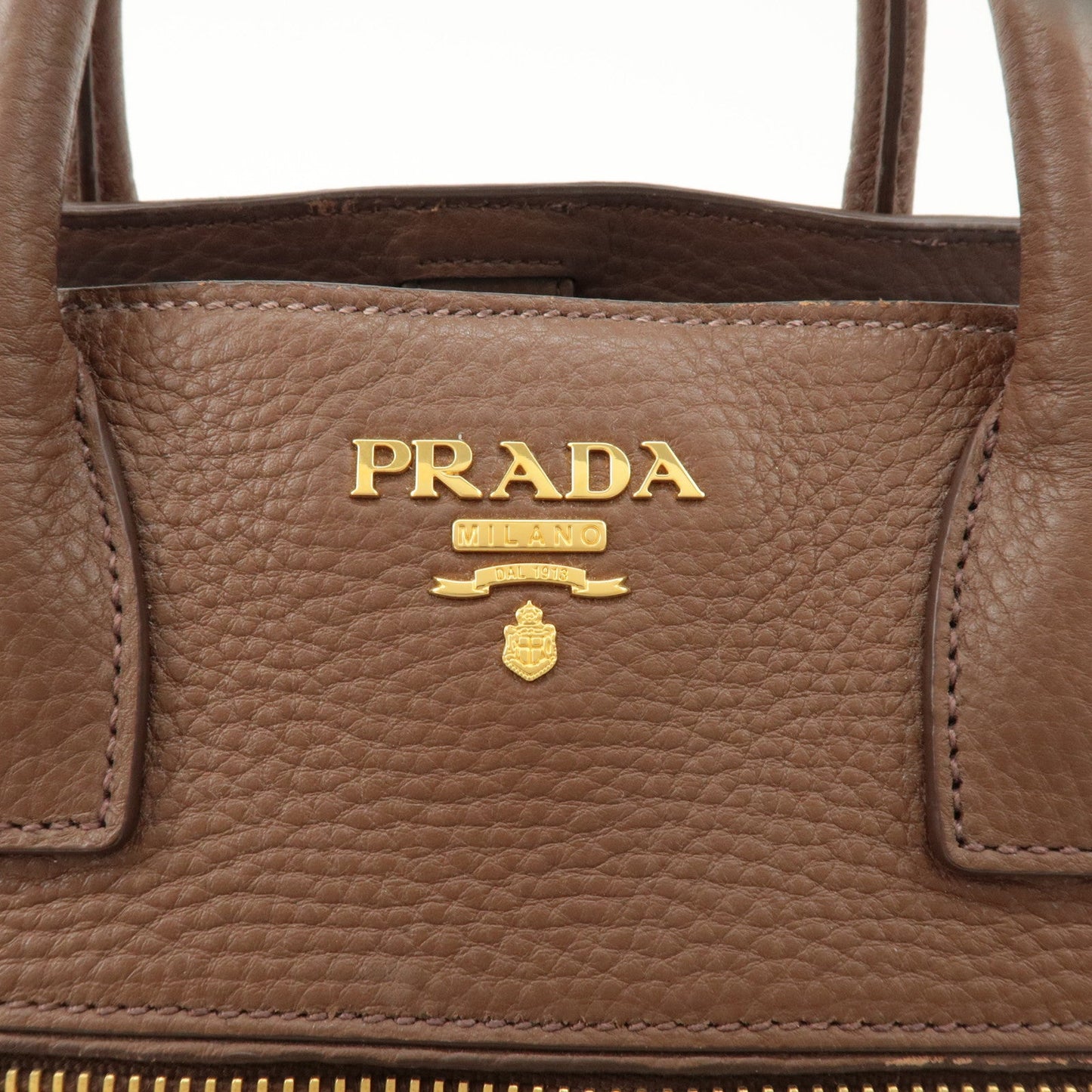 Prada Vitello Daino Leather 2Way Tote Bag Shoulder Bag BN2545 Used【Pre-order】