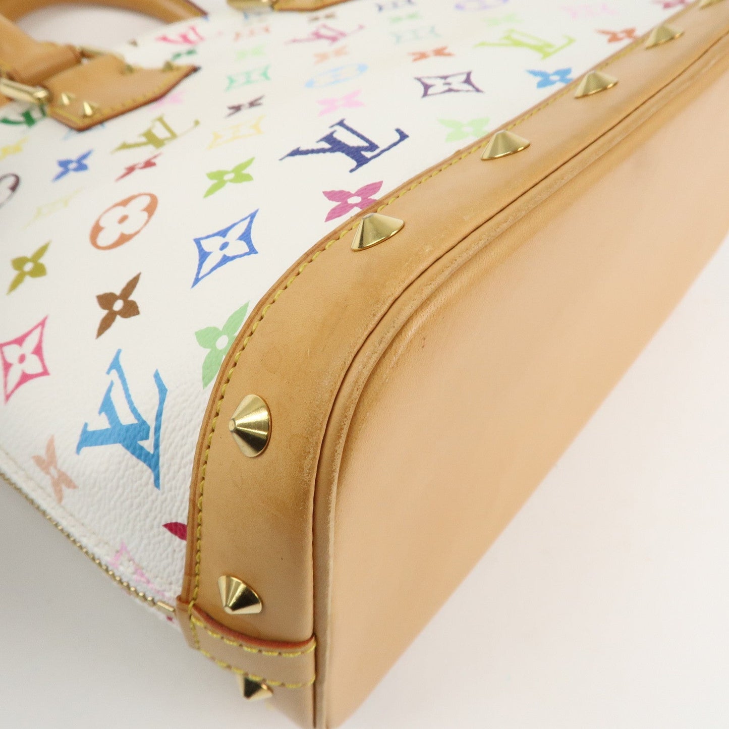 Louis Vuitton Monogram Multicolor Alma Hand Bag Blanc M92647【Pre-order】