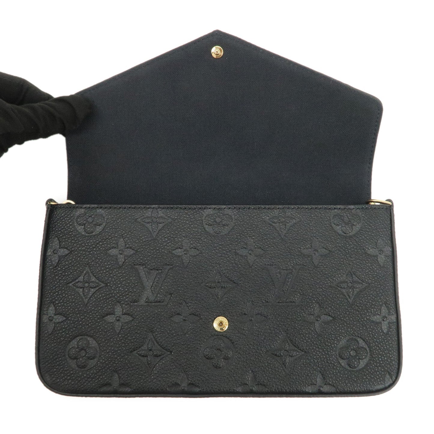 Louis Vuitton Monogram Empreinte Pochette Felicie Noir M82477【Pre-order】