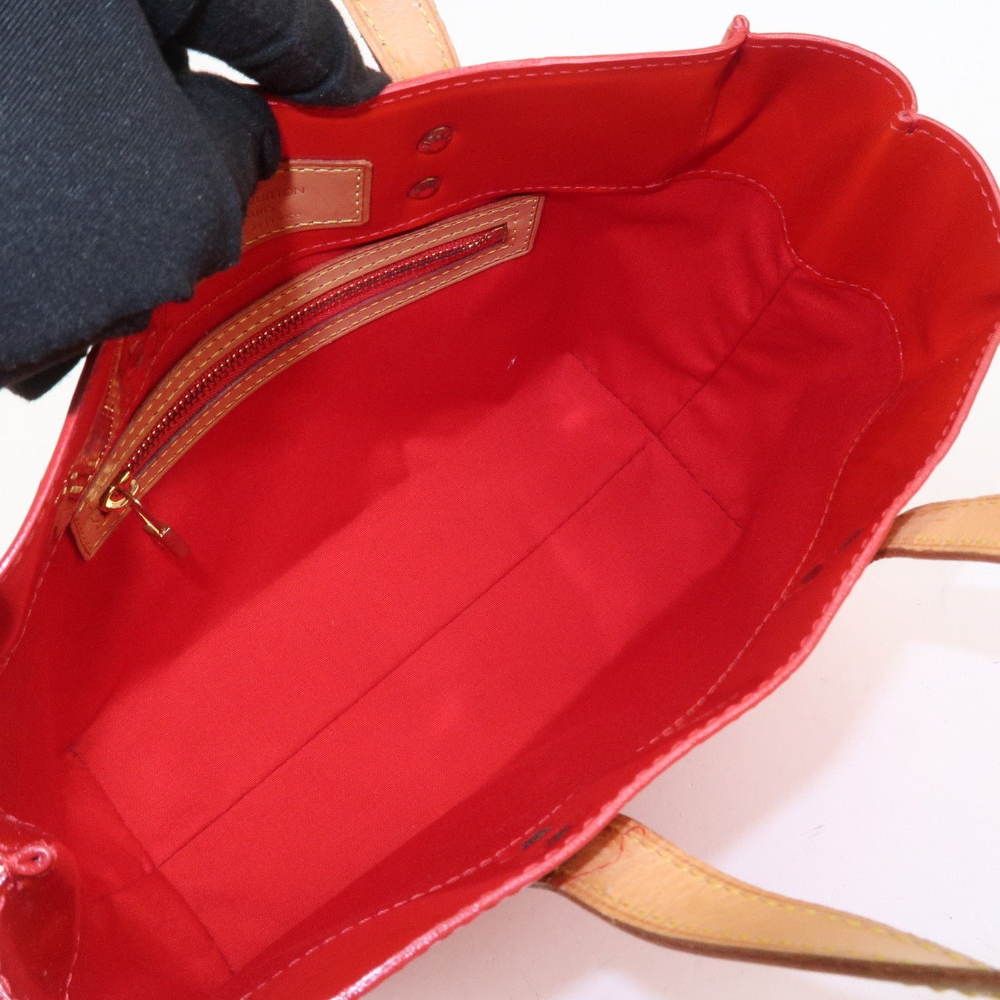 Louis Vuitton Monogram Vernis Lead PM Hand Bag Rouge M91088【Pre-order】